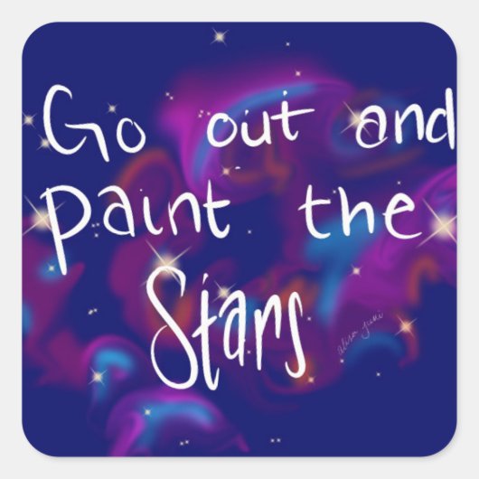 Paint the Stars Sticker (Vorderseite)