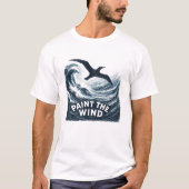 Paint The Wind Stormy Brush Bird T-Shirt (Vorderseite)