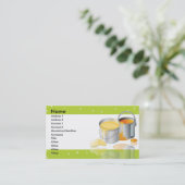 Paint Tins Visitenkarte (Stehend Vorderseite)