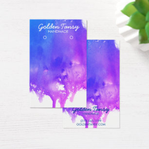 Paint Tropfen Earring Necklace Juwelier Display Ca