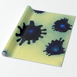 Paint Tropfen Geschenkpapier