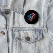 Paint Tropfen Harmonica American USA Flag 4. Juli Button (Beispiel)