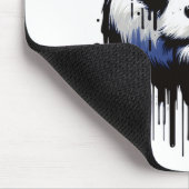 Paint Tropfen Panda Mousepad (Ecke)