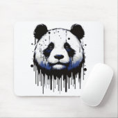 Paint Tropfen Panda Mousepad (Mit Mouse)