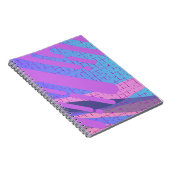 Paint Tropfen Vivid Abstrakt Notizblock (Rechte Seite)