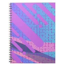 Paint Tropfen Vivid Abstrakt Notizblock