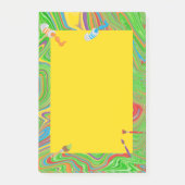 Paint Tube Paint Brush Theme Post-it Klebezettel (Vorderseite)