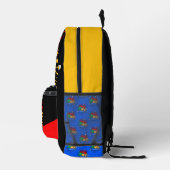 Paint Tube Smile Bedruckter Rucksack (Rechts)
