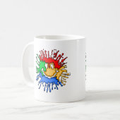 Paint Tube Smile Kaffeetasse (Vorderseite Links)