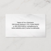 Paint Tubes | Grüne Farbe | Kunst Visitenkarte (Rückseite)