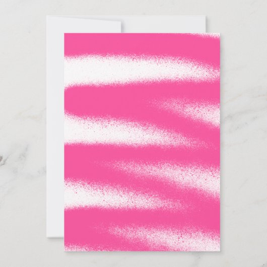 Paint Typografy Foto Abschluss Ankündigung (Rückseite)