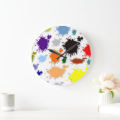 Paint Wall Clock Große Wanduhr (Zuhause)
