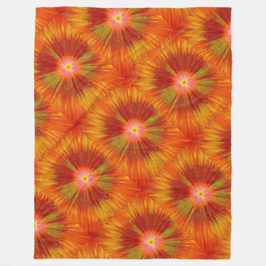 Paint Wave Wildblume 1 Fleece Blanket (Vorderseite)