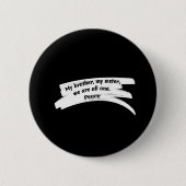 Paint Wide Peace Message Button (Vorderseite)