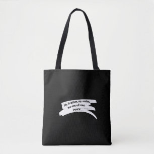 Paint Wide Peace Message Tasche