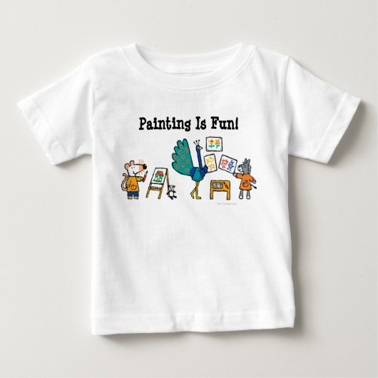Paint with Maisy! Baby T-shirt (Vorderseite)