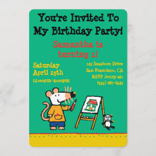 Paint with Maisy! Einladung