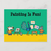 Paint with Maisy! Postkarte (Vorderseite)