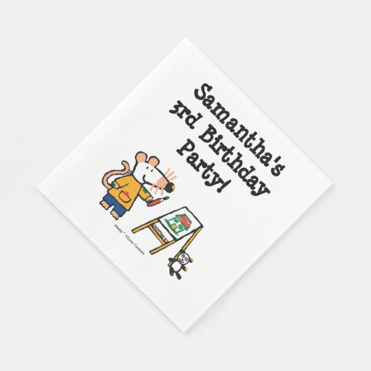 Paint with Maisy! Serviette (Ecke)