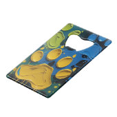 Paint with paws geldbeutel flaschenöffner (Vorderseite Schrägansicht)