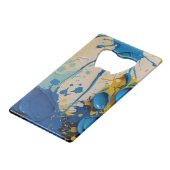 Paint with paws geldbeutel flaschenöffner (Rückseite Schrägansicht)