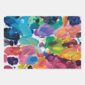 Paint Wrapping Paper Three Geschenkpapier Set (Vorderseite 2)