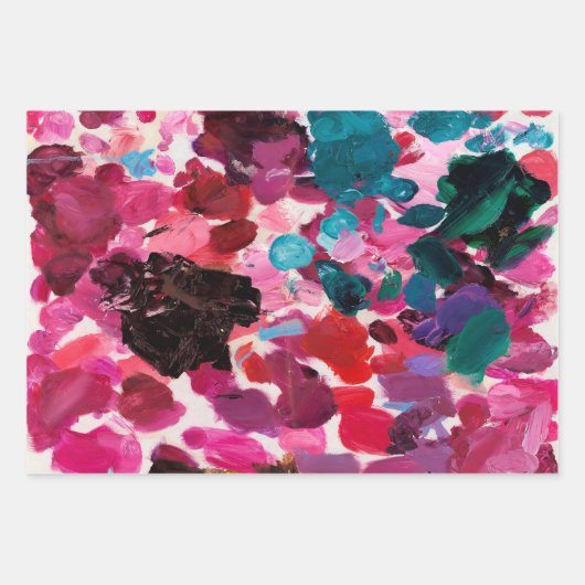 Paint Wrapping Paper Three Geschenkpapier Set (Vorderseite)