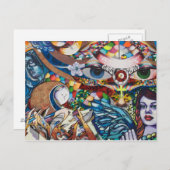 Paint Your Faith Postcard Postkarte (Vorne/Hinten)