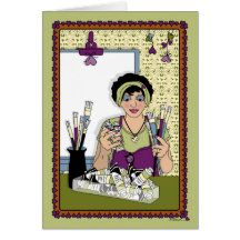 Paint your own Leinwand_A_Greeting card