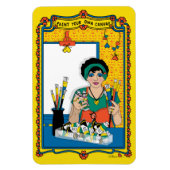 Paint your own Leinwand_B_4x6 Kühlschrank Magnet (Vertikal)