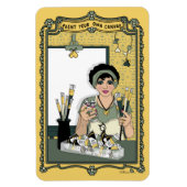 Paint your own Leinwand_C_4x6 Kühlschrank Magnet (Vertikal)