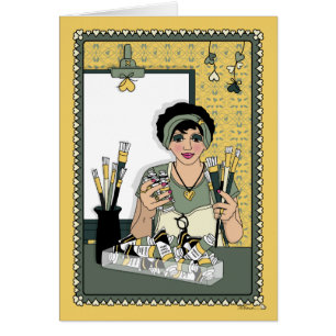 Paint your own Leinwand_C_Greeting card