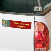 Paint Yourself Happy Autoaufkleber (Auf Lkw)