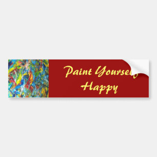 Paint Yourself Happy Autoaufkleber