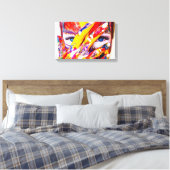 Paint | Zazzle_Growshop. Leinwanddruck (Insitu (Schlafzimmer))