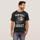 Paintball Airsoft Paintballer Paintball Addict T-Shirt (Vorne ganz)