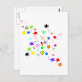 Paintball-Assistent Postkarte (Vorne/Hinten)