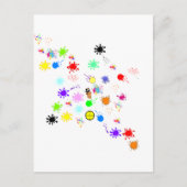 Paintball-Assistent Postkarte (Vorderseite)