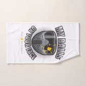 Paintball auf dem Gesicht Badhandtuch Set (Handtuch)