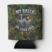 Paintball auf dem Gesicht Dosenkühler (Rückseite)