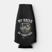 Paintball auf dem Gesicht Flaschenkühler (Vorderseite)