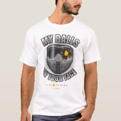 Paintball auf dem Gesicht T-Shirt (Vorderseite)