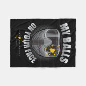 Paintball auf Ihrem Gesicht Fleecedecke (Vorderseite (Horizontal))