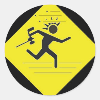 Paintball-Aufkleber Runder Aufkleber