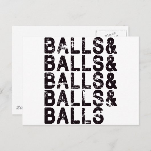 Paintball Balls Postkarte (Vorne/Hinten)