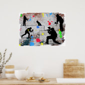 Paintball Battle Poster (Küche)