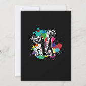 Paintball Birthday Paint Boys Girls Einladung (Rückseite)