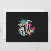 Paintball Birthday Paint Boys Girls Foto Einladung (Rückseite)