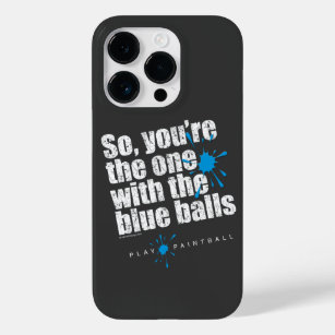Paintball Blue Balls Case-Mate iPhone 14 Pro Hülle