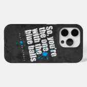 Paintball Blue Balls Case-Mate iPhone Hülle (Rückseite (Horizontal))